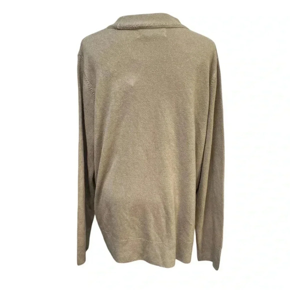 NWT Sag Harbor Tan Sweater Size 1X - Picture 2 of 5